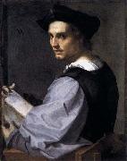 Andrea del Sarto The so called Portrait of a Sculptor Sweden oil painting artist